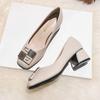 Shoes for Women Fashion Pumps Spring Summer New OL Party Leather Casual High Heels Shoes Ladies Boat Shoes 35-43