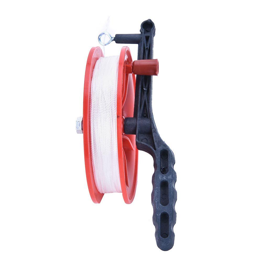 Outdoor Child Handle Red Line Tool Kite String Wheel 100M Winder