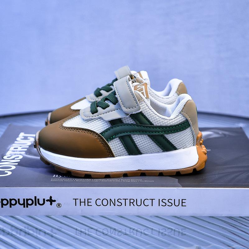 Girls Net Surface Ventilated Father Shoes Children's Casual Shoes Spring and Autumn Boys Soft Soled Running Shoes