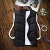 Autumn and Winter New Men's Vest Youth Korean Version Slim Casual Solid Color Thickened Warm Men's Jacket