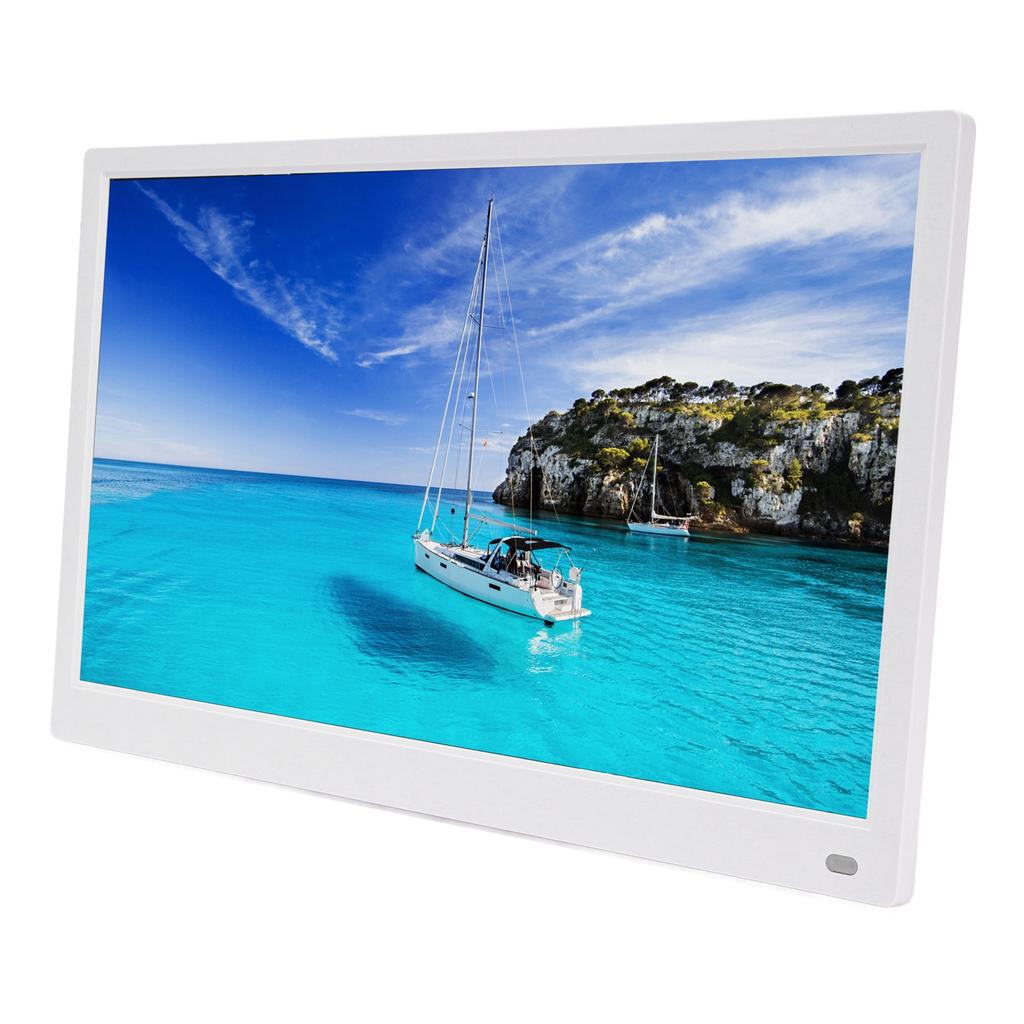 15 Inch Large Digital Picture Frame 1920x1080 Screen Photo Frame Electronic Wall Mountable Video Music Player with