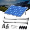 Solar Panel Mounting Rack Aluminum Alloy Solar Holder End Clamp Kit Adjustable Solar Panel Mounting Bracket 15-30 Degrees