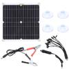 200W Car Solar Panel Charger Kit Portable Universal Phone MP3 Charging for Vehicle RV Yacht