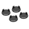 4PCS 65MM 2.6 Inch Wheel Center Caps Anti Falling Fastening 62.2mm ID Universal Hub Center Cover Black