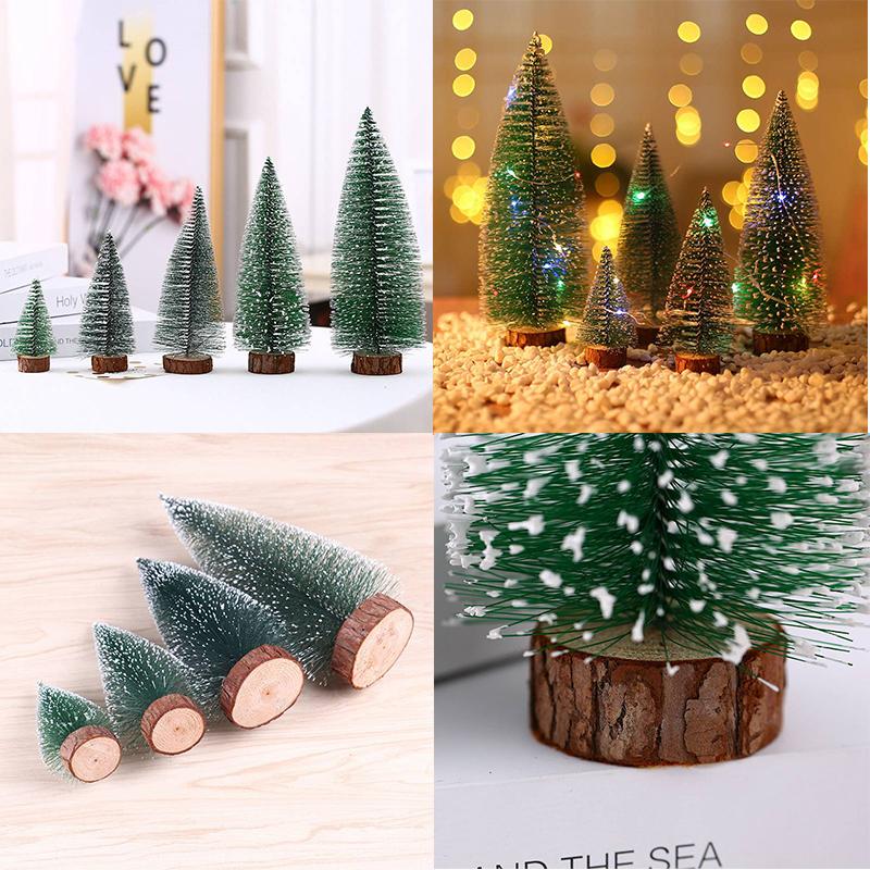 5xSmall Mini Christmas Gift Window Desktop Decoration Christmas Decorations Pine Tree Christmas Tree Office