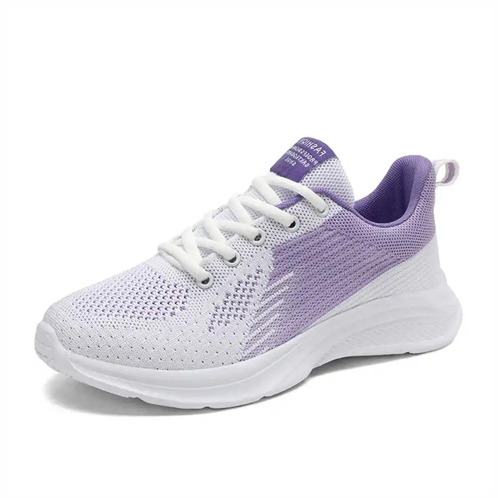 37-38 Purple Basketball Woman Vulcanize Sneakers Women Luxury Brand Sport Shoes Unisex Real Snearkers New Season 2025new