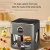 New High-capacity Intelligent Air Fryer Multifunctional Glass Visual Electric Fryer Household Oil-free Frying Machine