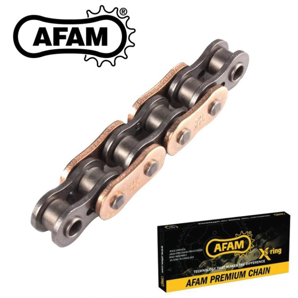 AFAM A520-104XMR3 2014-2018 Kawasaki Z 250SL Compatible Chain XMR3 Xring Steel Color