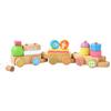 ANIMAL Pull Building Educational Wooden Birthday Gift for Boys and Girls Edutē Toy, Blocks, Toy, 1-Year-Old