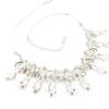 [E1178] - White 'Gala' Designer Necklace