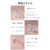 Butterfly Zirconia Silver Earrings, Women's Earrings, Teen Girl Earrings, 925 Sterling Silver Zirconia Earrings, Metal Allergy-free, Can Be Used As a