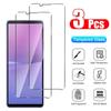 3Pcs Tempered Glass Screen Protector for Sony Xperia 1 10 VI 5 V IV III II HD Film Protection Panzerglas Anti Scratch Protective Clear Film