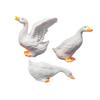 3Pcs Garden Duck Statue Outdoor Decoration Lawn Ornament Collecting Cute Yard Art Sculpture for