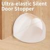 Transparent Door Stopper Door Handle AntiCollision Silent Buffer Wall Protection Super Elastic Soft Rubber Bumper SelfAdhesive
