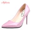 Fashion Aphixta Shoes Woman 7cm Or 10cm High Heel Pumps Red Thin Heels Women Shoes Wedding Party Leisure Nude Super Big Szie 48