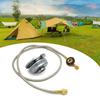Outdoor Camping Fuel Canister Adaptor Camping Hiking Stove Butane Gas Adapter Convert Connector with Extension Tube Set