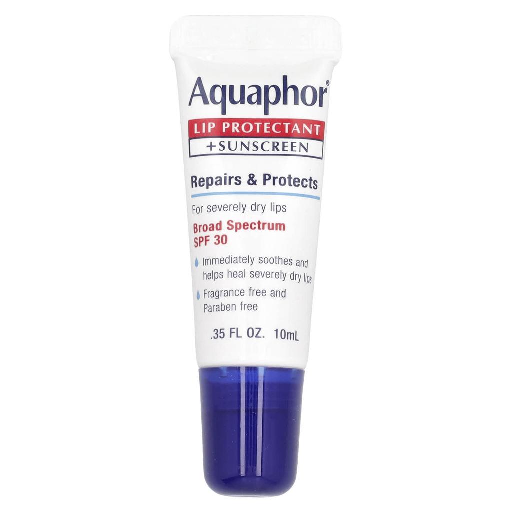 Aquaphor Lip Protector + Sunscreen, SPF 30, 0.35 Fl Oz (10 Ml)