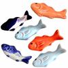 Cabilock 6-Piece Chopstick Rest, Japanese-Style Fish-Shaped Ceramic Dinner Spoon Stand, Fork Holder Rack, Chopstick Rest Utensil Cutlery Stand (Random