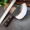 Fish Filleting Knife Hand Forged Blade Wood Handle Kitchen Knives Chef Knife Meat Cleaver Sharp Butcher Knife Chopping Vegetable
