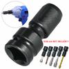 1/2inch Drive To 1/4inch Hex Drill Chuck Change Socket Adapter For Impact Wrench
