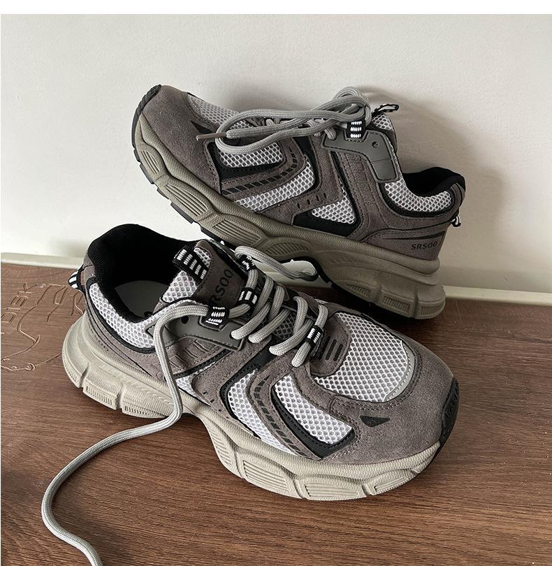 Muffin and Internet Celebrities Show Small and Light Platform Dad Shoes Women's 2025 New Autumn Versatile Sports Shoes