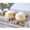 Plush Egg Waffle Toy Keychain Cartoon Pendant Bag Decorations Toy Gift Kids