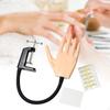 Practice Hand for Acrylic Nails,Practice Mannequin Hand,Nail with Stand DIY Nail Art