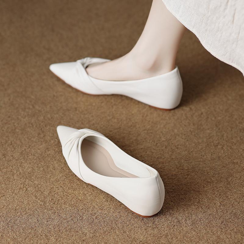 999-1 Inner Height Increase Pointed Shoes Women's 2025 New Models Are Not Tired of Feet with Soft Soles Autumn Nude Single Shoes