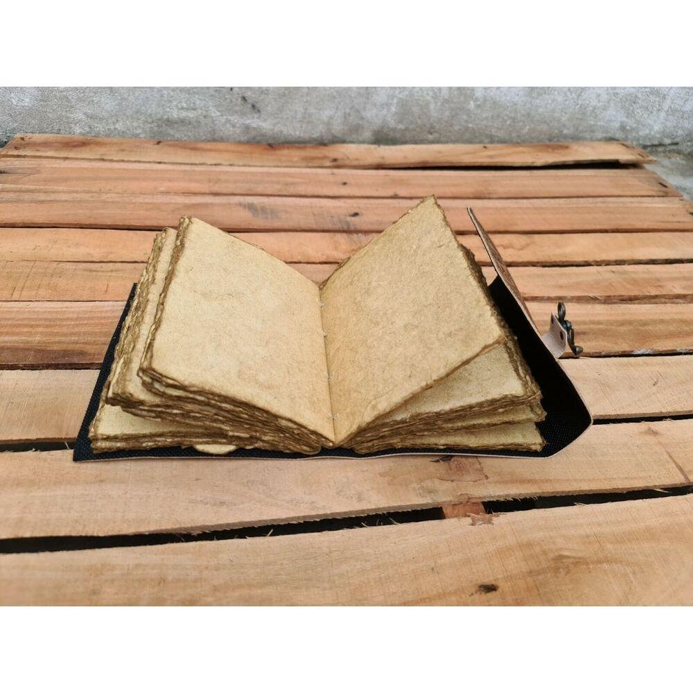 Leather Notebook, Leather Journal, Antique Journal, Leather Grimoire, Wiccan
