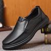 Soft Leather Soft Sole Men's Business Casual Leather Shoes Men's Fashion Breathable Shoes Hundred Towers One Pedal Foot Cover Casual Single Leather S
