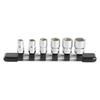 Socket Set (hexagonal, with Holder) HS206, Insertion Angle 6.35mm (1/4"), 6 Items Included
