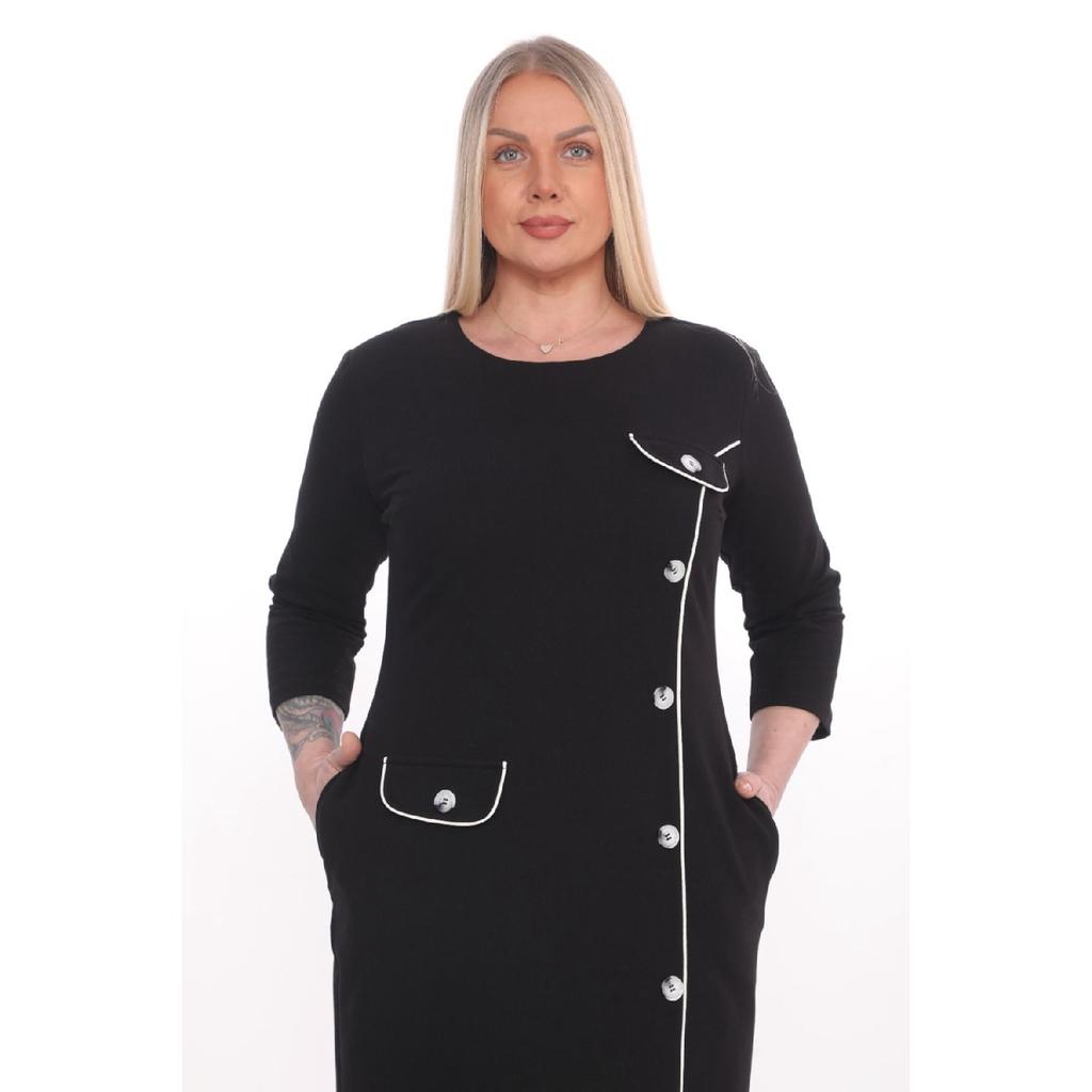 X Modapo Woman Buttoned Big Size Dress