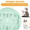 Slow Feeder Pet Bowl Flower Style Cat Dog Food Bowl With Anti Slip Bottom Round Anti-choking Cat Eating Dish Home Pet Supplies