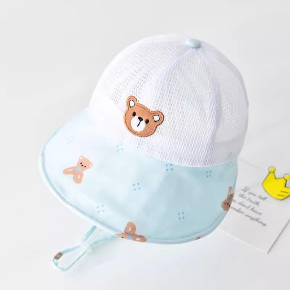 Adjustable Baseball Hat Cute Bear Peaked Cap New Trucker Hat Boys Girls