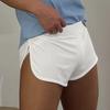 Men Elastic Waist Cutout Beach Home Wear Mini Pants Shorts Pajamas Underwear
