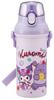 Skater Children's Direct Drinking Water Bottle, Plastic, 480ml, One-Push Opening, Dishwasher Safe, Made In Japan, Sanrio Kuromi Fancy Snacks &