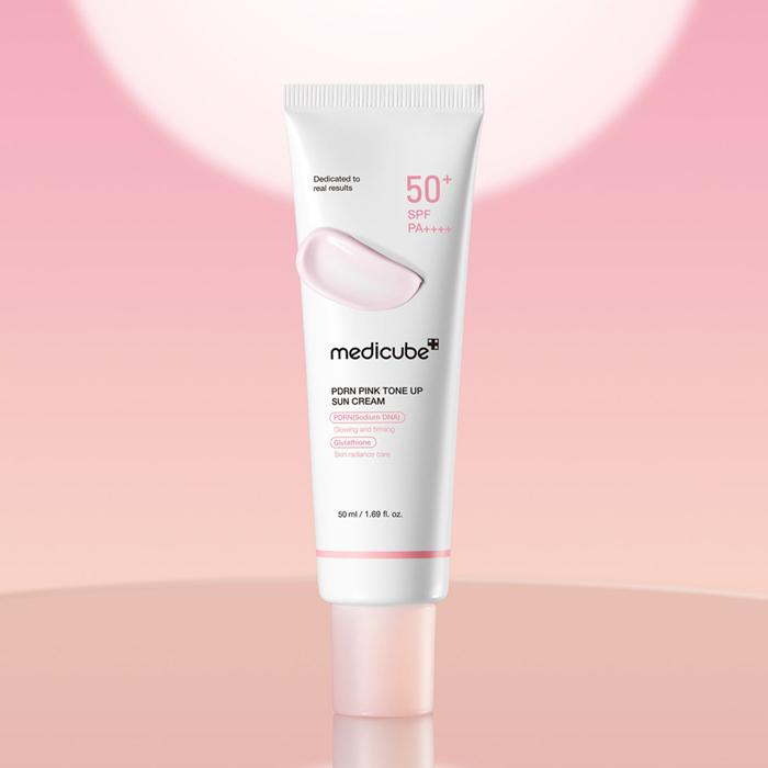 Medicube PDRN Pink Tone Up Sun Cream SPF 50+ PA++++ 50ml