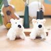 Cute Cute West Highland Puppy Pendant Plush Toy Doll Puppy Bag Hanging Keychain Doll