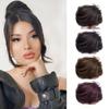 Messy Donut Hair Buns Tousled Updo Chignon With Elastic Hair Synthetic Hair Extensions Elegant Natural Looking For Daily Use Hair Accessories