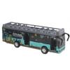 1/50 Tour Double Decker Bus for Toddlers,Die Cast Alloy Play Vehicles with Sounds and Lights,City Cars Toys with Pull Back Action Openable Doors