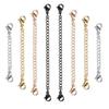 Bracelet Extender Safety Chain Extender Necklace Stainless Steel Different Lengths DIY Lobster Lock