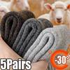 5 Pairs Winter Warm Extra Thick Wool Cashmere Socks for Warmth