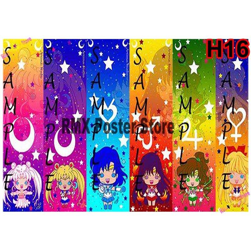 Classic Anime Sailor Moon Poster White Coated Paper Cartoon  Girl Poster Wall Stickers Home Room Bar Decoration Art Painting
