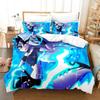 Anime Helluva Blitzo Boss Bedding Set Duvet Cover Bed Set Quilt Cover Pillowcase Comforter King Queen Size Boys Adult
