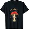 Dark Academia Cottagecore Aesthetic Magical Mushroom Fungi Unisex T-Shirt