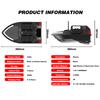 Fishing Bait Boat 500m Remote Control Bait Boat Dual Motor Fish Finder 2KG Loading Support