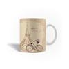 Mug - The Eiffel Tower - Pink Bicycle - Ceramic - 30cl - Dishwasher Safe
