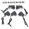AC To DC 4.2v 0.5A 2A 8.4v 12.6v 16.8v 1A 2A 2000ma Adapter Power Supply Charger Plug for Drill Driver 18650 Lithium Battery