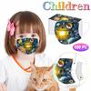 100PCS Children's Three-Layer Protective Dust-Proof Print Disposable Mask