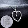 Wife's Romantic Travel Surname 26 English Letters Love Necklace Female